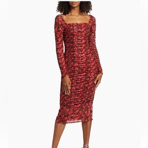 Rhode floral midi dress